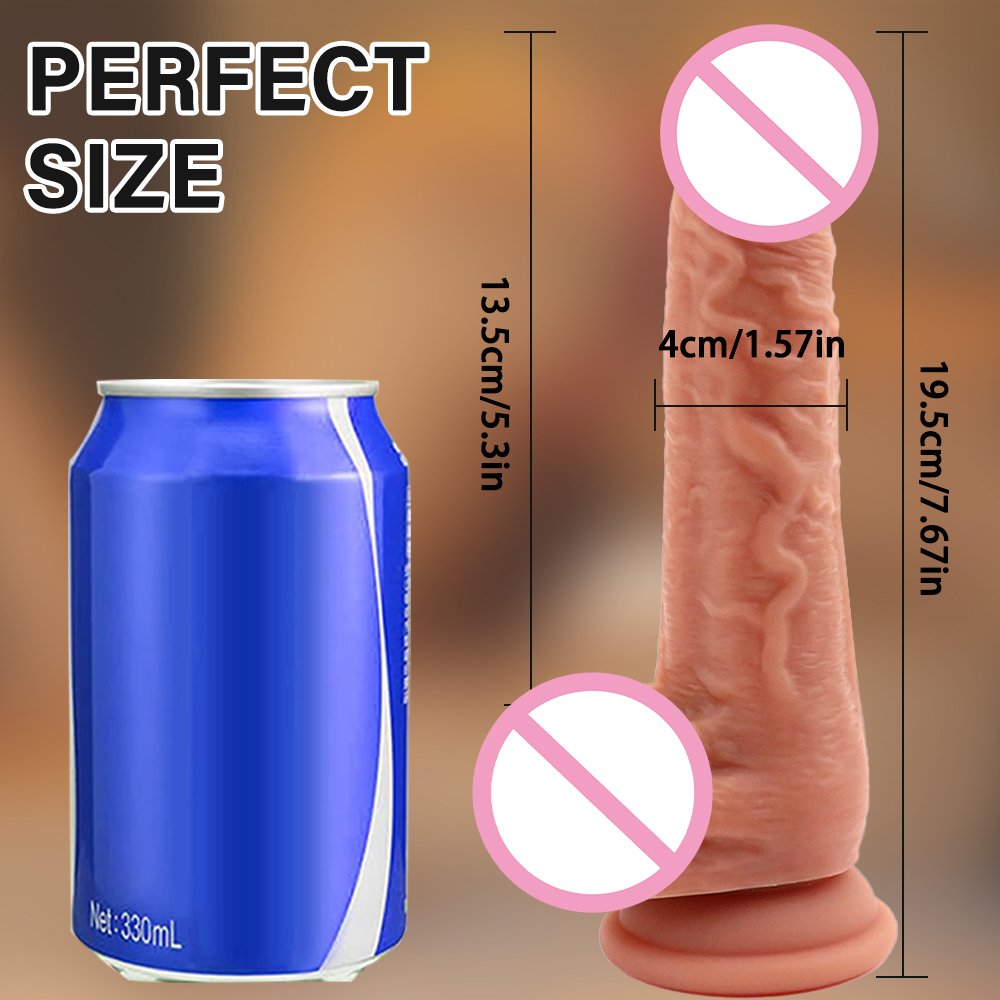 Skin Feeling Realistic Dildo Sex Toy for Women Soft Huge Penis with Suction Cup G-Spot Anal Masturbate Sex Toys for Adults