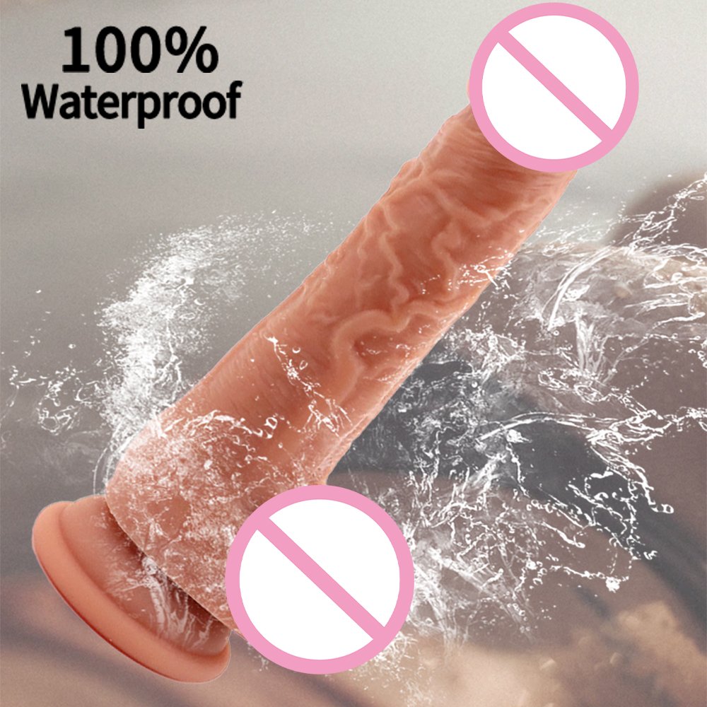 Skin Feeling Realistic Dildo Sex Toy for Women Soft Huge Penis with Suction Cup G-Spot Anal Masturbate Sex Toys for Adults