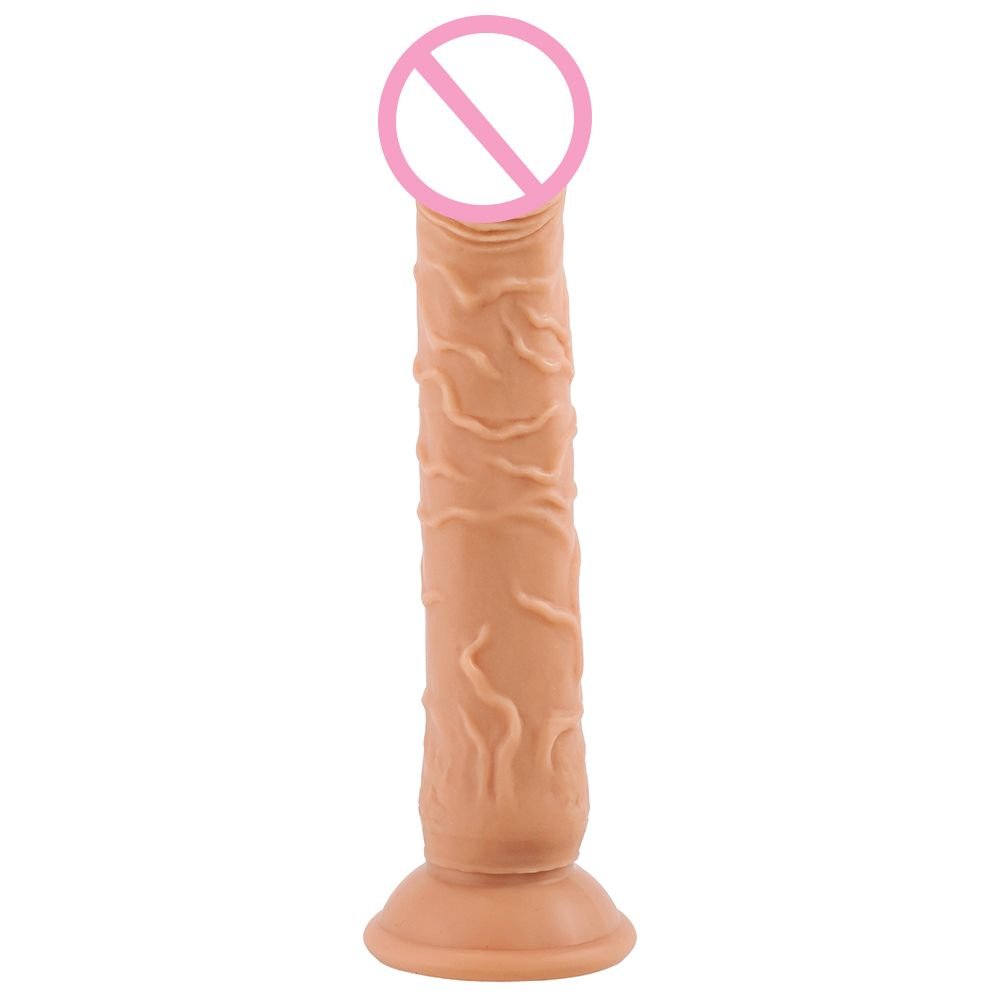 Lifelike Realistic Ball-free Protruding Dildo Anal Toy Vagina G-spot Stimulation Anus Intercourse Artificial Penis For Women Men