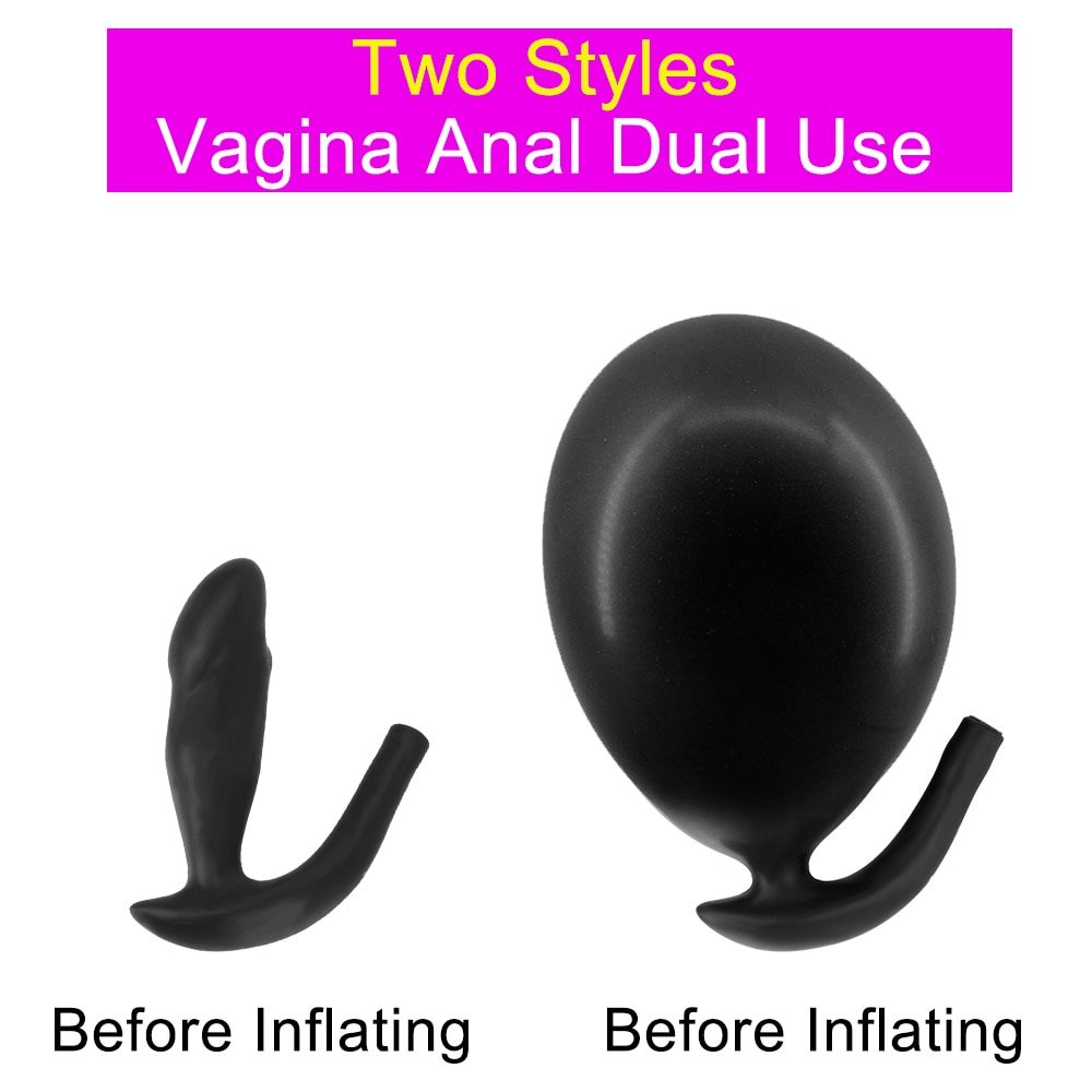 BlueRabbit Inflatable Butt Plug Wholesale Anal Expand Silicone Inflatable Anal Plug with Detachable Air Pump Sex Toys