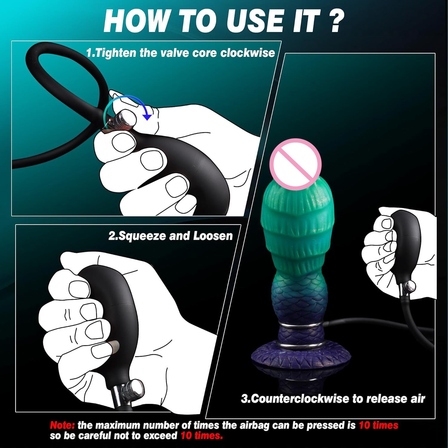 New Realistic Dildo Inflatable Silicone Anal Plug Alien Dildo Suction Cup Anal Plug Sex Toys Anal Butt Plug Sexy Sex Toy For Men