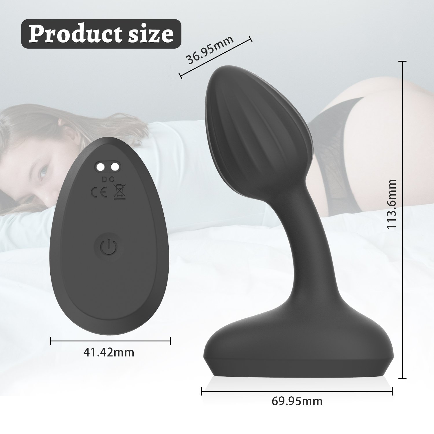 Ylove APP Control Hush Vibrator Big Plug Vibration Silicone Butt Plug Vibrating Ball Anal Plug Sex Toys For Man Woman Couple