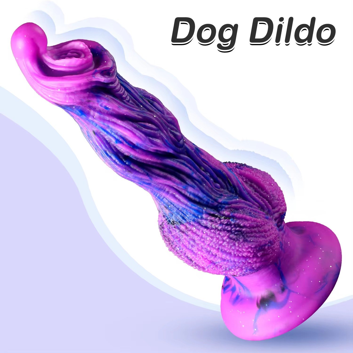 9.8 Inch Fantasy Horse Dildo with 2 Big Knots Strong Suction Cup Thick Anal Dildo-Adult Sex Toy