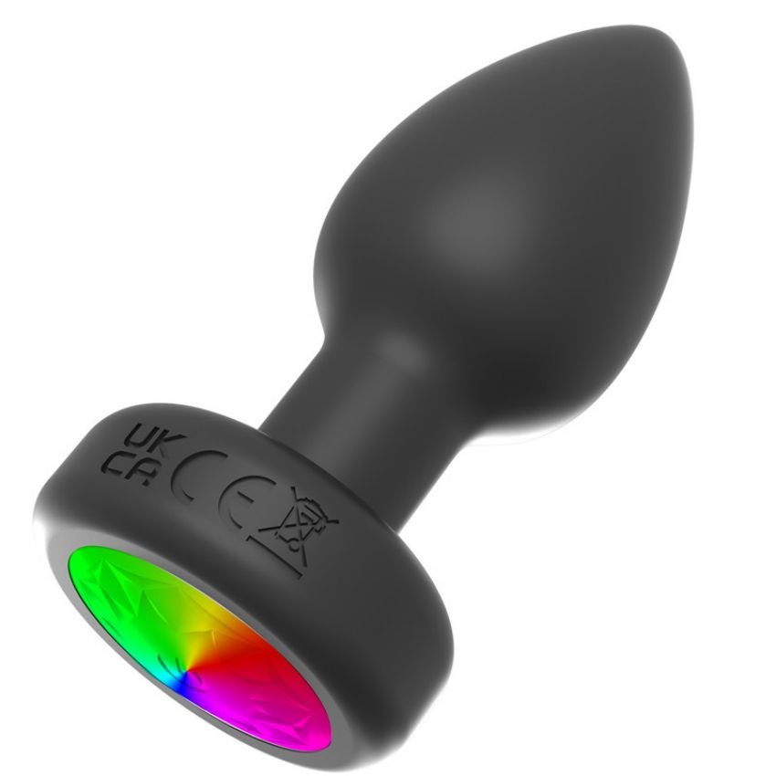 Remote Control Shining Attractive Colored Bead Diamond Anal Plug Butt Plug Sex Toys for Women