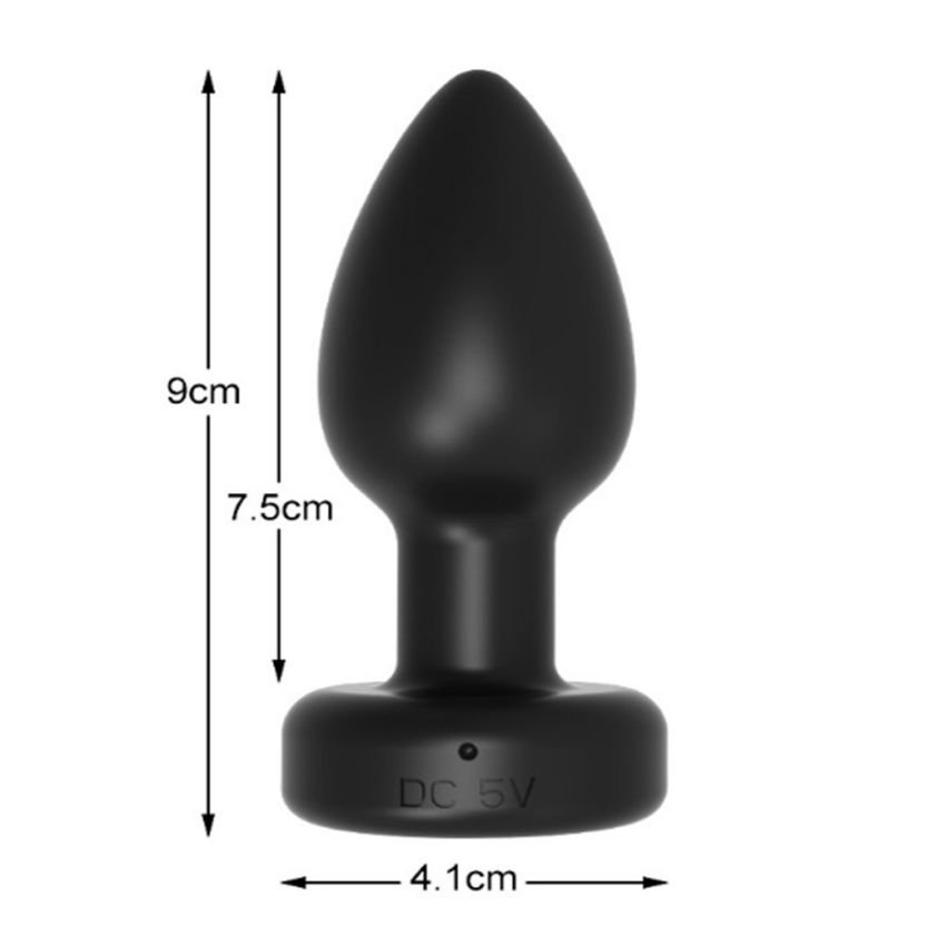 Remote Control Shining Attractive Colored Bead Diamond Anal Plug Butt Plug Sex Toys for Women