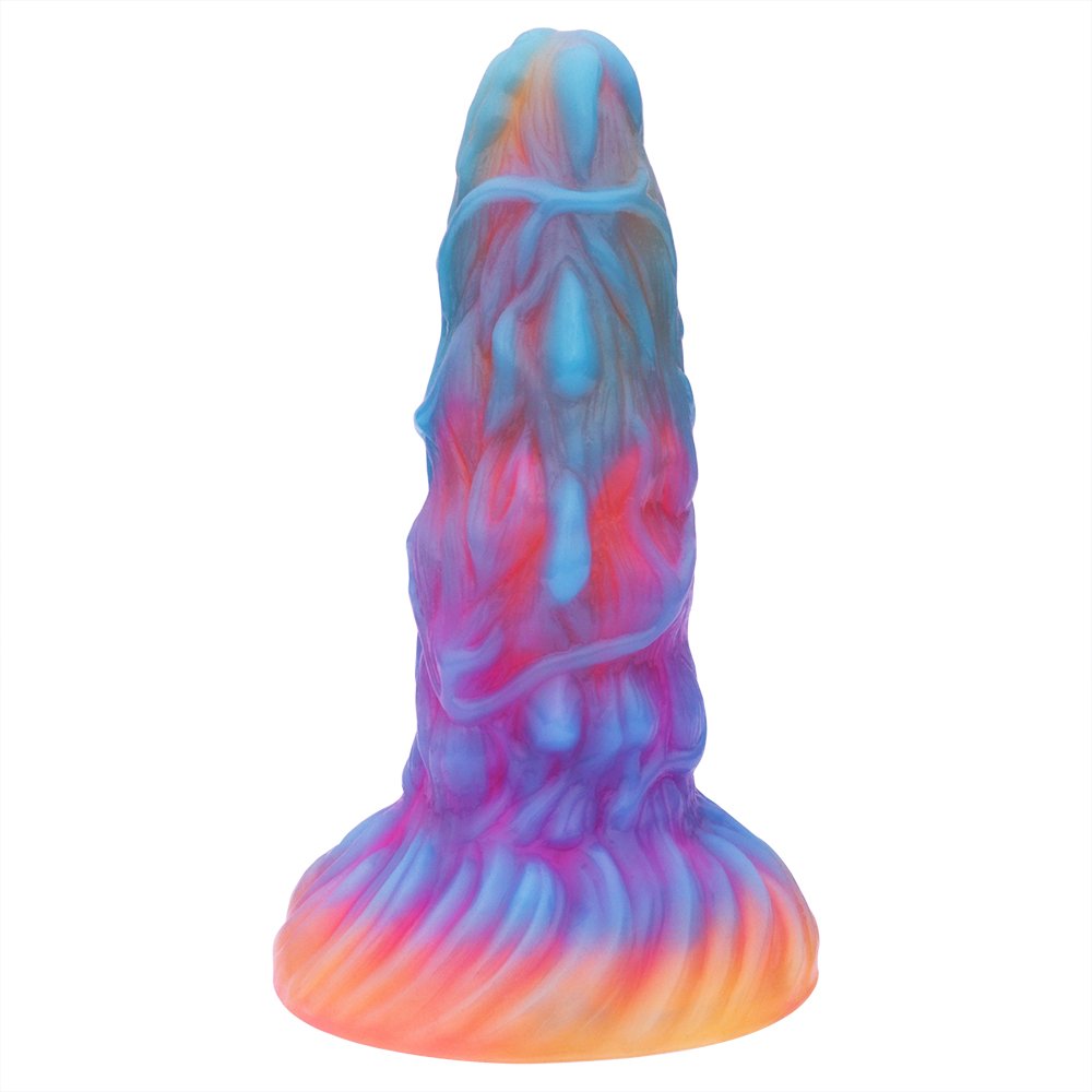 Silicone Glowing Luminous Huge Penis Dragon Monster Dildo Anal Dilation Plug Butt Plug for Women Female Masturbator Sex Toys