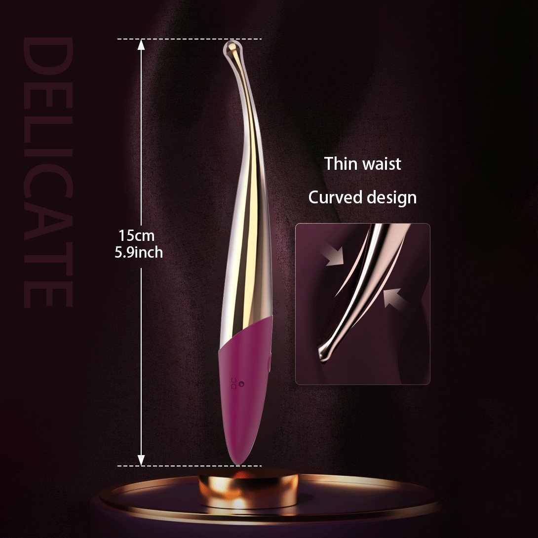 G Spot Vibrator with Three Silicone Head, 10 Powerful Vibration Modes Adult Sex Toys for Womens Nipple Anal Bullet Vibrator
