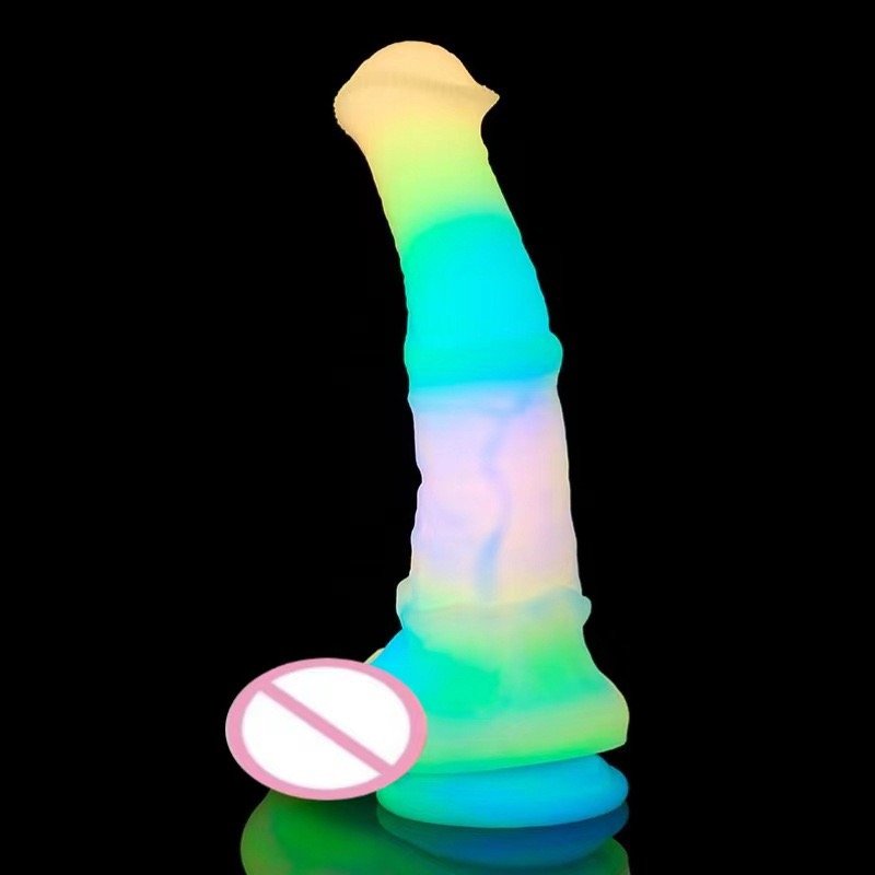 Cross-Border Animals Horse Penis Silicone Dildos Mixed Colors Adult Products for Men Women Masturbation Anal Plugs Masturbators