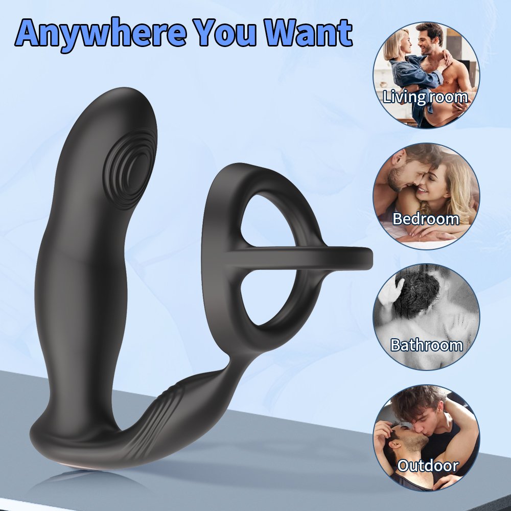 Anal Plug Dildo Vibrator Male Prostate Massager Anal Beads Plug G Spot Butt Adult Masturbation Anal Sex Toys for Couple
