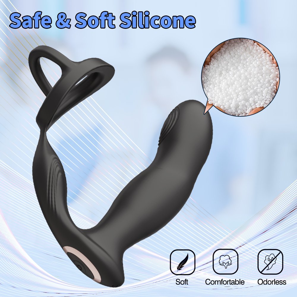 Anal Plug Dildo Vibrator Male Prostate Massager Anal Beads Plug G Spot Butt Adult Masturbation Anal Sex Toys for Couple