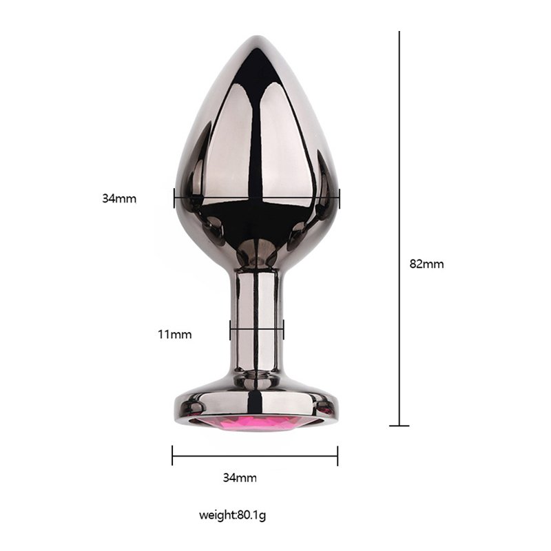 2024 New Gun Color Metal Anal Plug Butt Plug Anal Sex Toys Masturbation BDSM Sex Toys For Man
