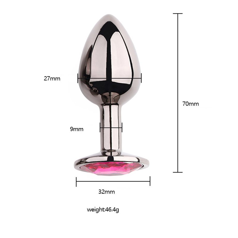 2024 New Gun Color Metal Anal Plug Butt Plug Anal Sex Toys Masturbation BDSM Sex Toys For Man