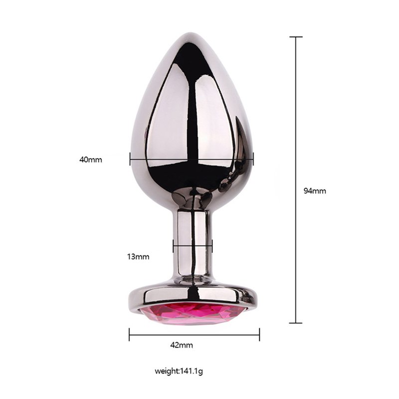 2024 New Gun Color Metal Anal Plug Butt Plug Anal Sex Toys Masturbation BDSM Sex Toys For Man