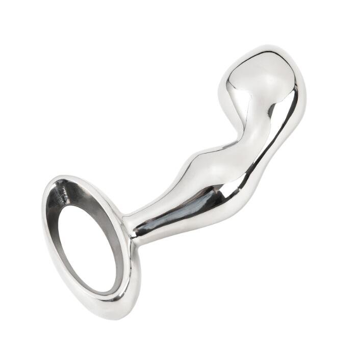 Stainless steel Anal Beads Adult Sex Training Metal Butt Plug G-spot Dildo Anal Trainer Kit Adult Sex Toys for Men and Women%