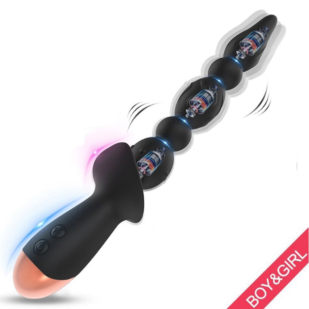 vibrating anal plug holds medical grade silicone and rechargeable li-ion battery sex toys for men