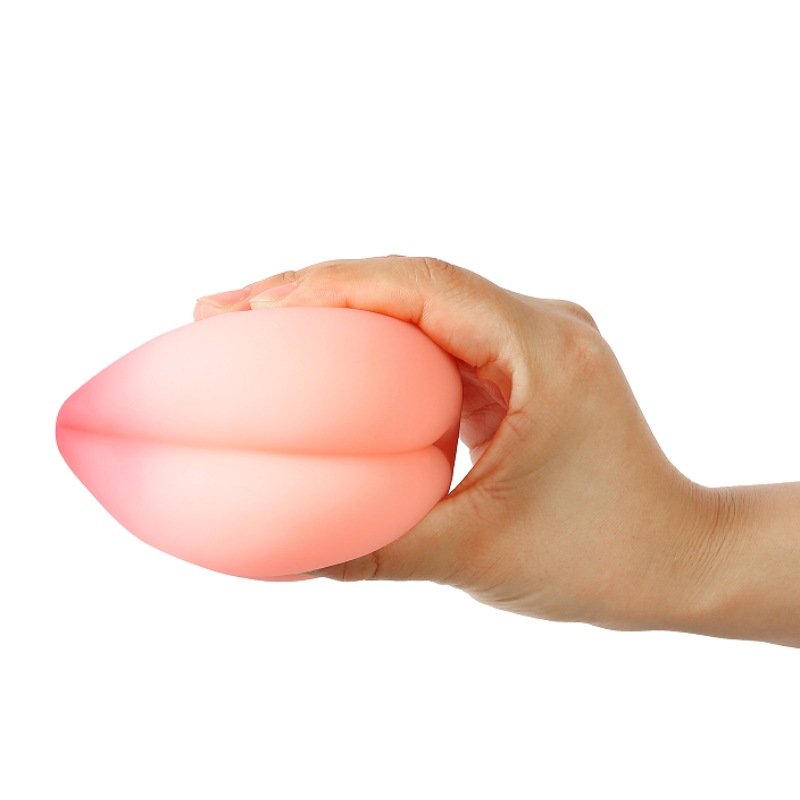 Soft Feeling Masturbator Cup Toys Manual Masturbation Silicone Peach Shape Breast Cups Channel Skin Tone Airplane Cup Male