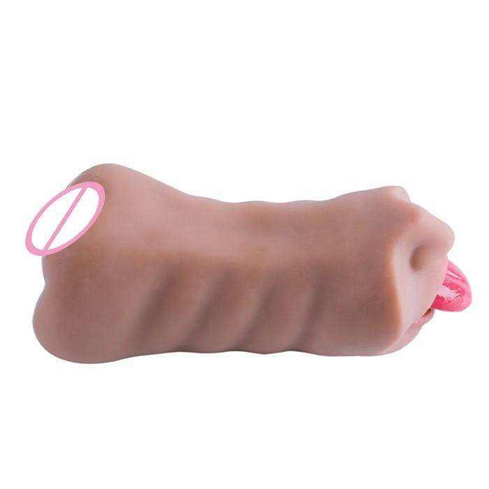 Masturbators adult 3D Male Pocket Pussy Masturbation Cup TPE Penis for Vagina Sex Toy for Man Vaginal oral anal 3 Holes 3 in 1