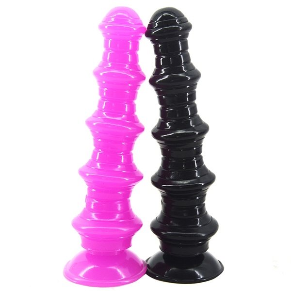 8.5" Large Pagoda-Inspired Plug with Suction Cup Butt Plug Toys Sex Adult FAAK Sex Shop Anal Plug Pagoda Shape Sex Toy