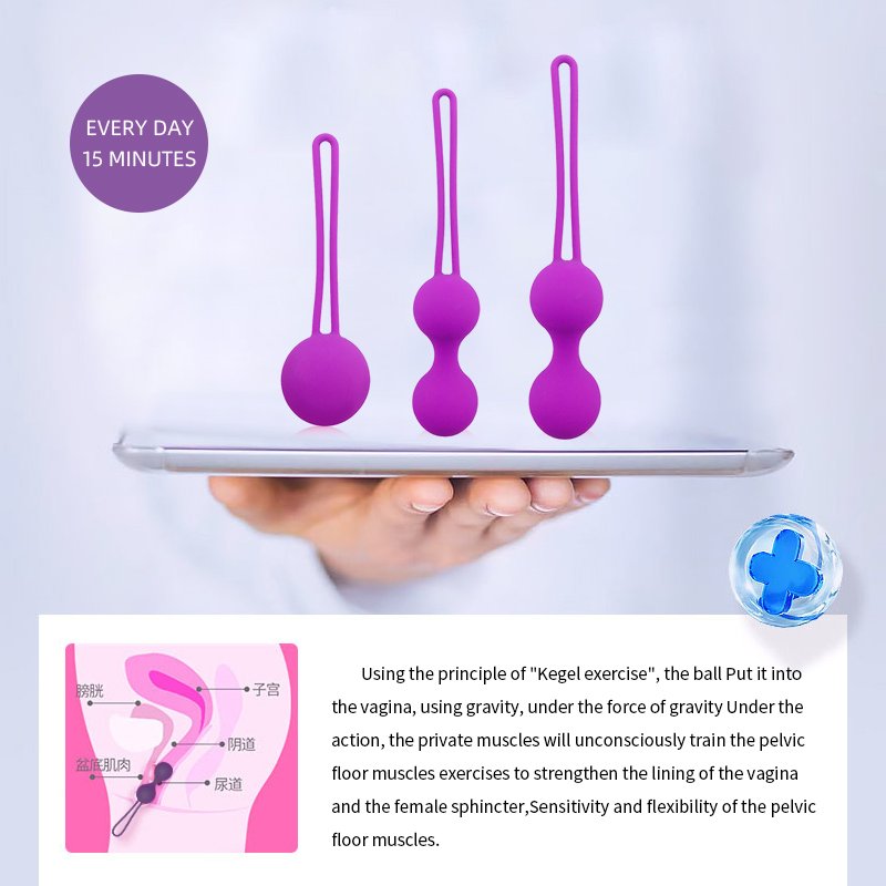 The Sexbay plant wholesale female silicone Kegel balls for vaginal tightening exercises for women on the pelvic floor after