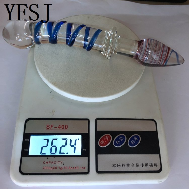 smooth . glass dildo for . Prostate G SPOT Massager sex toy for women or men