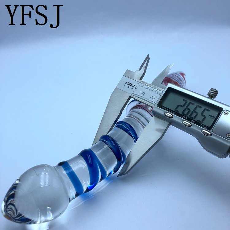 smooth . glass dildo for . Prostate G SPOT Massager sex toy for women or men
