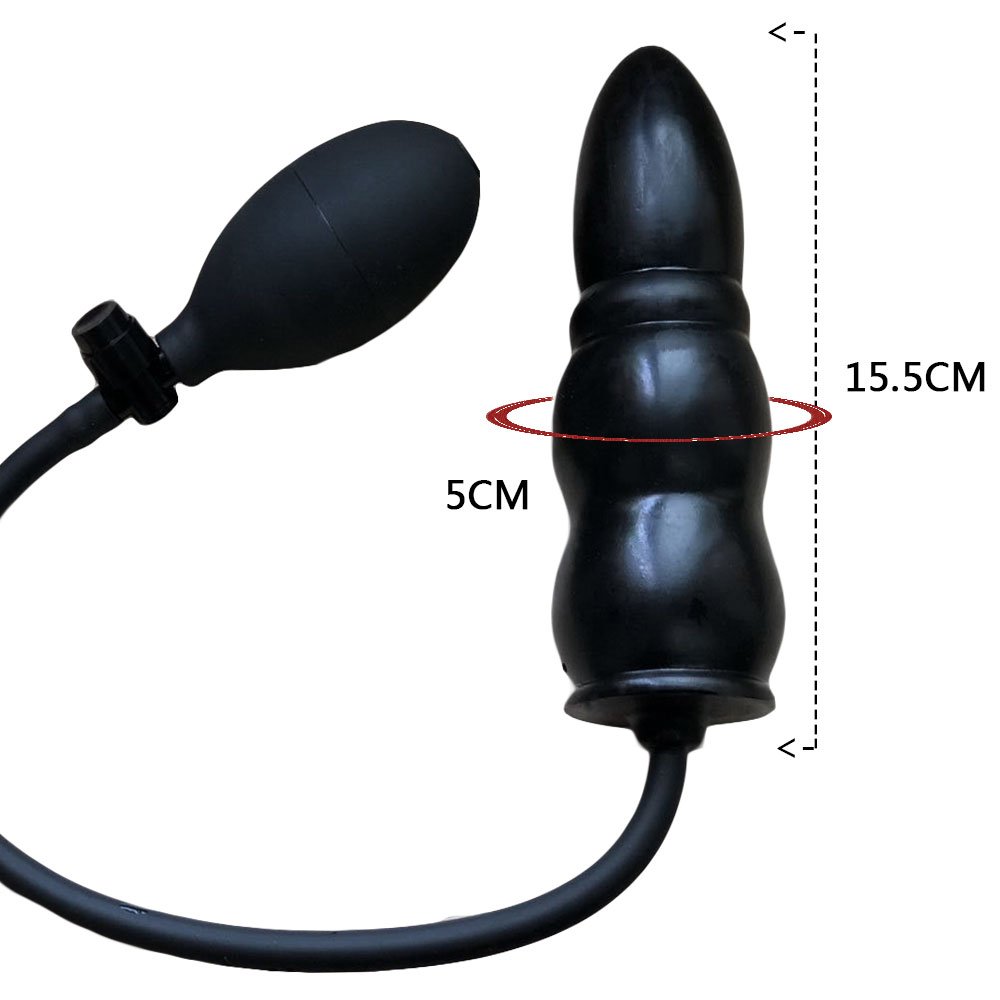 2024 Hot New Products Adult Sex Product Extra Large Silicone Anal Plug Inflatable