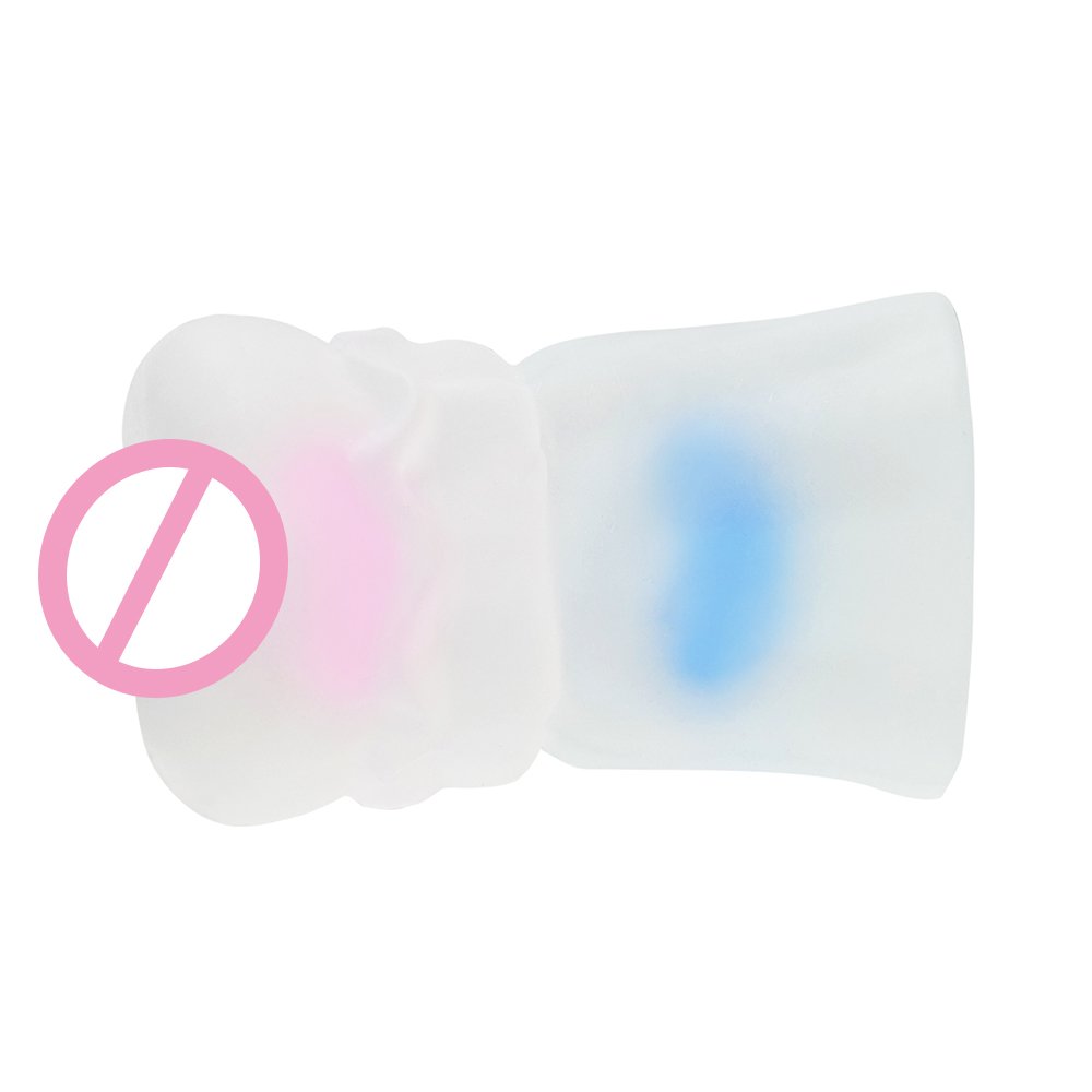 Lifelike Soft Artificial Vagina Mini Male Masturbator with 2 rings Penis Delay Training Cup Portable Sex Doll For Men