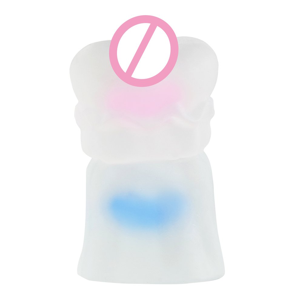 Lifelike Soft Artificial Vagina Mini Male Masturbator with 2 rings Penis Delay Training Cup Portable Sex Doll For Men
