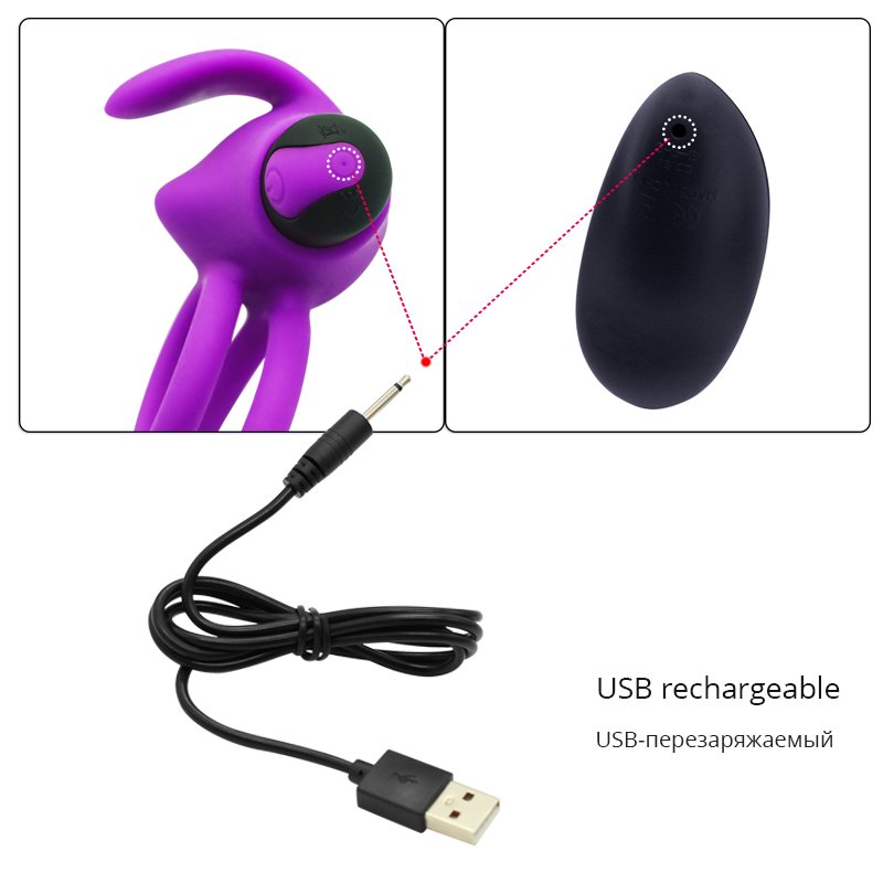 Men's lock ring silicone porn toy Adult Anal vibrator Sex supplies Silicone Mute Vibration delay ring Remote controlled vibrator