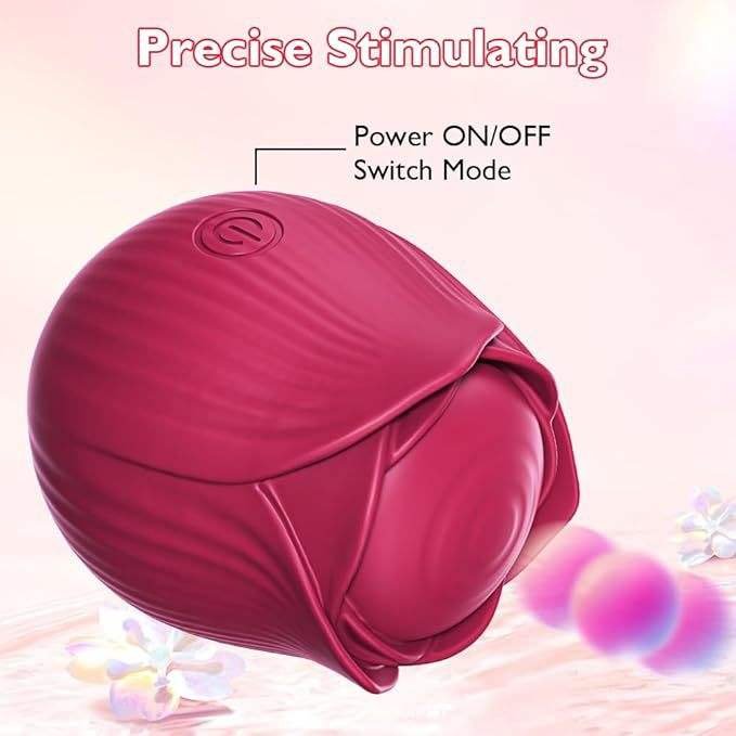 Aizhilian Amazing best seller of wholesale customizable rose shape beating vibrating clitoris vibrator is selling at a loss