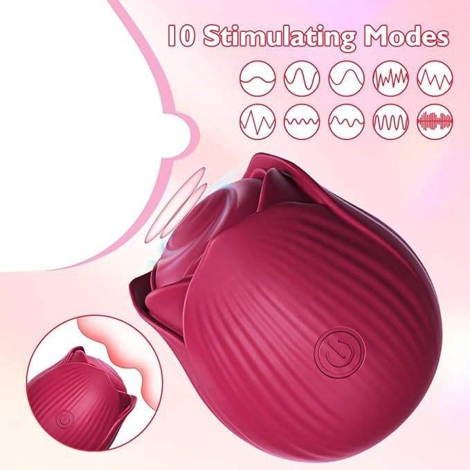 Aizhilian Amazing best seller of wholesale customizable rose shape beating vibrating clitoris vibrator is selling at a loss