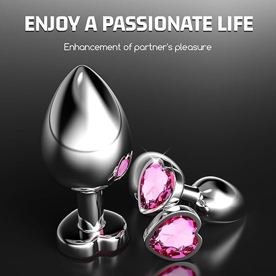 Trainer Extensions 3 Pack Butt Toy Plug Trainer Kit Female Anal Extensions Butt Adult Toys Relaxation Tools Men and Women Gifts