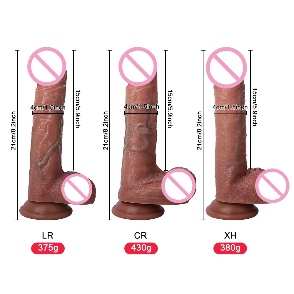 Wholesale Super Realistic Dildo Soft Silicone Skin Feeling Cock Big Penis With Suction Cup Sex Toys For Woman Anal Masturbation