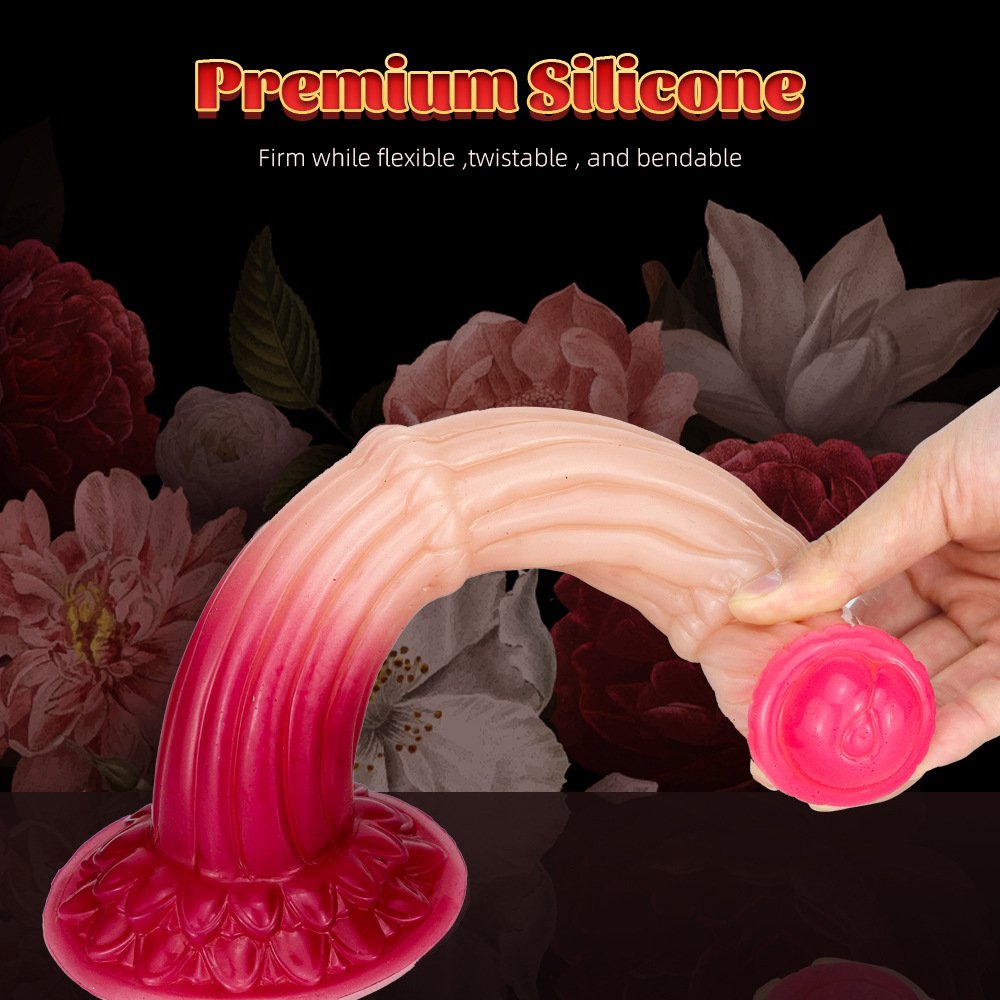 Ma's New Super Simulation Makeup Anal Plug Gradual Color Change Prosthetic Penis Female Masturbation Sex Toy