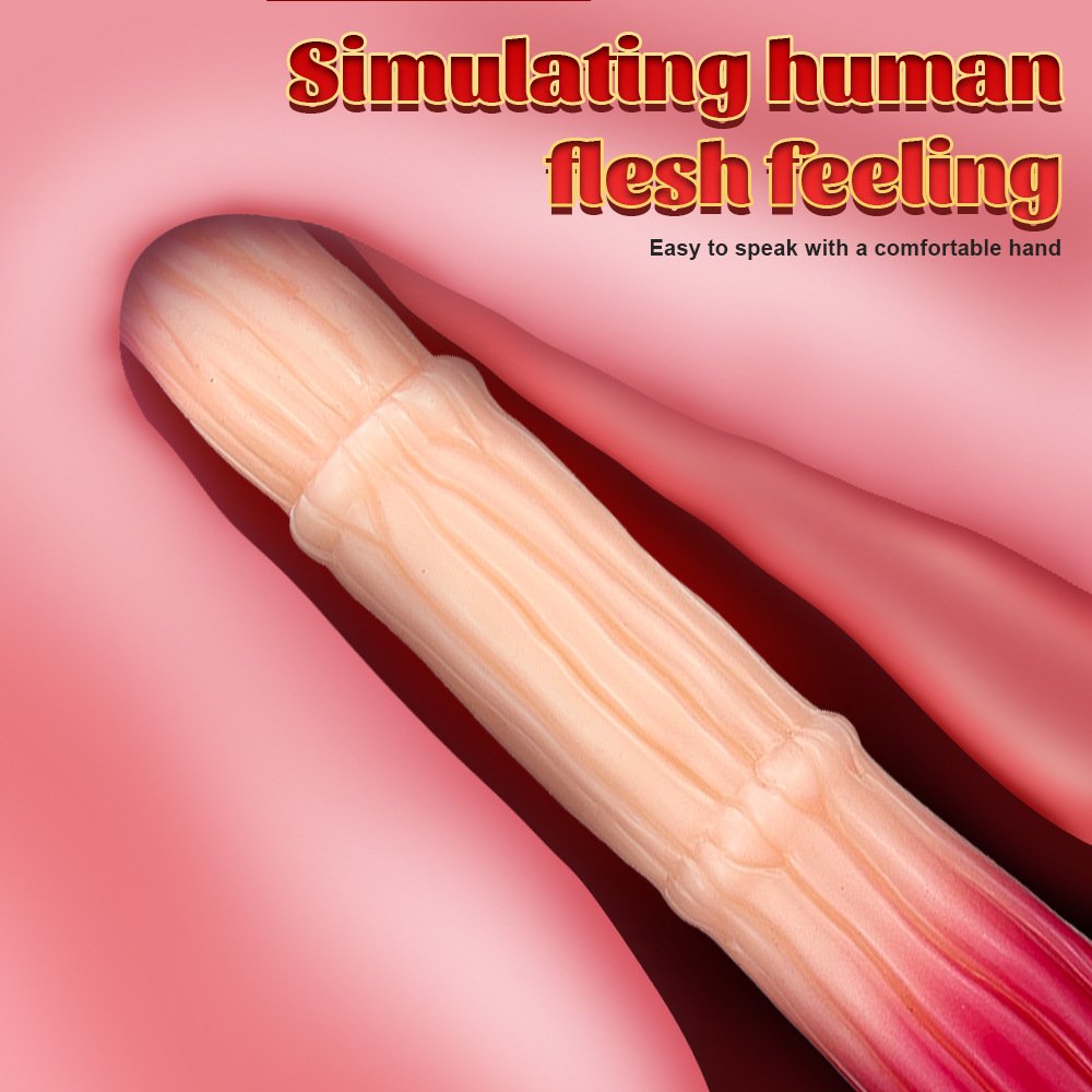 Ma's New Super Simulation Makeup Anal Plug Gradual Color Change Prosthetic Penis Female Masturbation Sex Toy
