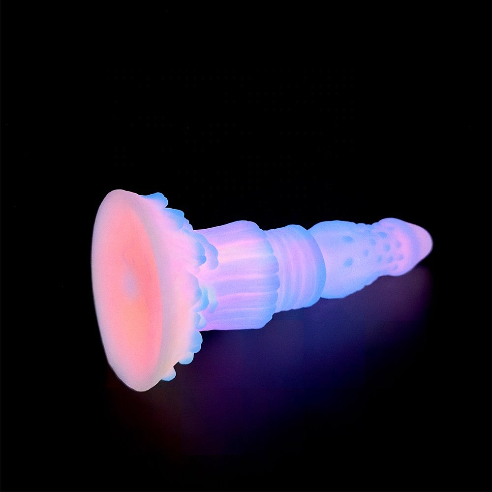 Luminous Light Wearable Suction Silicone Dildo Realistic Sex Toys for Couples Anal Toys for Women Liquid Silicone Material