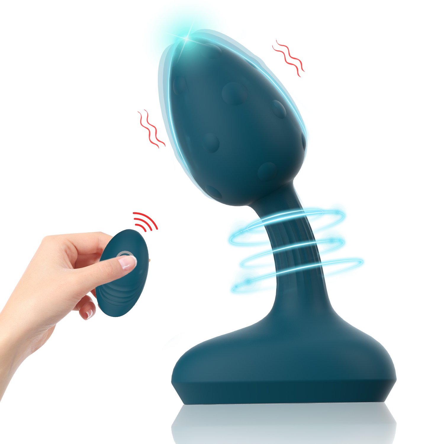 Remote Control Electric Prostate Massager 10 Modes Silicone Anal plug Vibrator Sex Toys for Men and Women