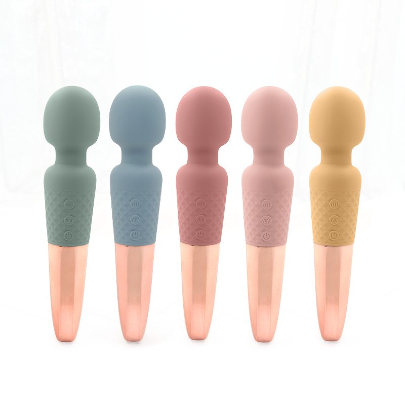 New Design Rechargeable Powerful Silicone Sex Vibrator Toys Big Adult Female Love AV Wand Massage for Women G Spot Wholesale