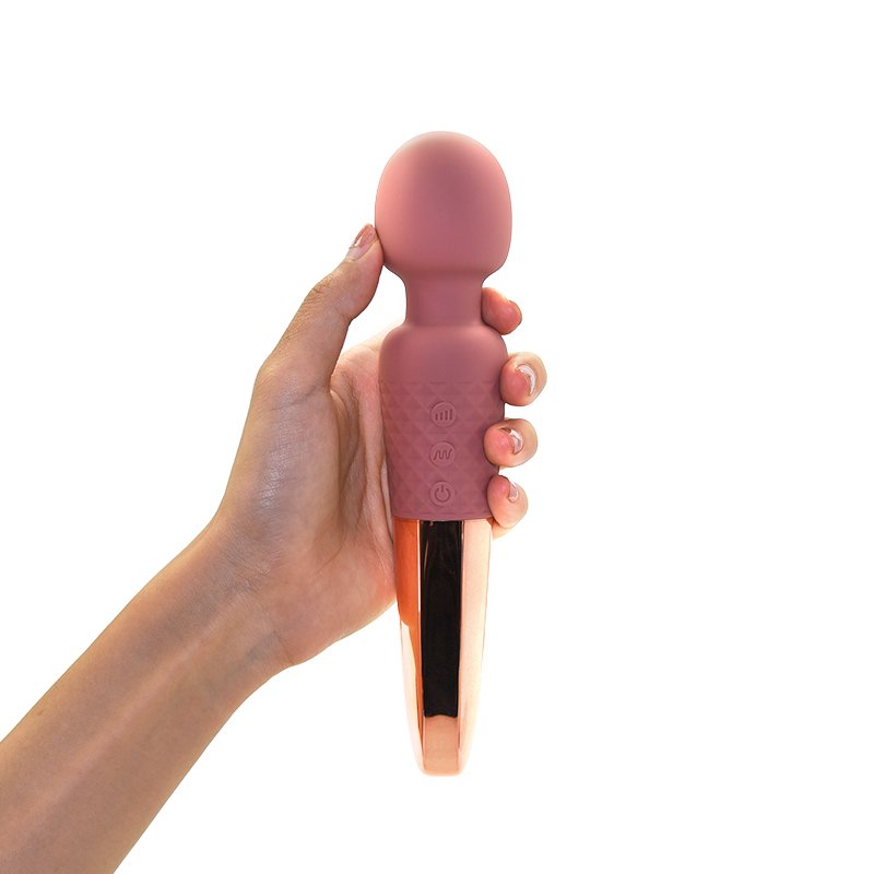 New Design Rechargeable Powerful Silicone Sex Vibrator Toys Big Adult Female Love AV Wand Massage for Women G Spot Wholesale