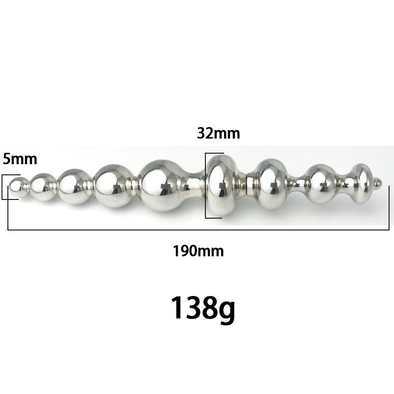 New Double-Headed Gourd Shape Anal Plug Double-Sided Sex Toy silicone butt plug anal dildo sex products