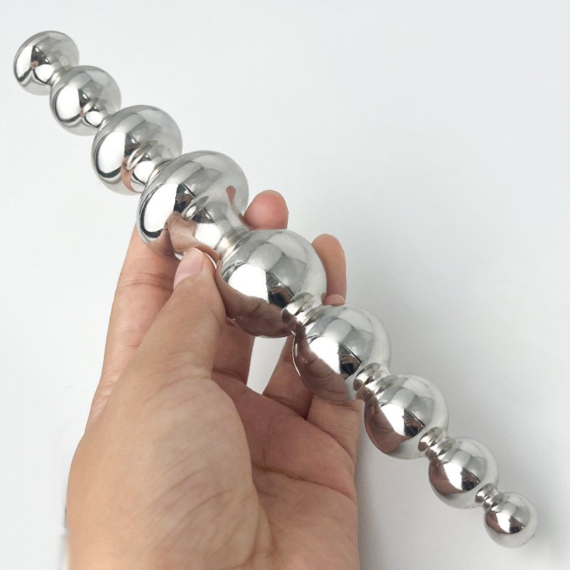 New Double-Headed Gourd Shape Anal Plug Double-Sided Sex Toy silicone butt plug anal dildo sex products