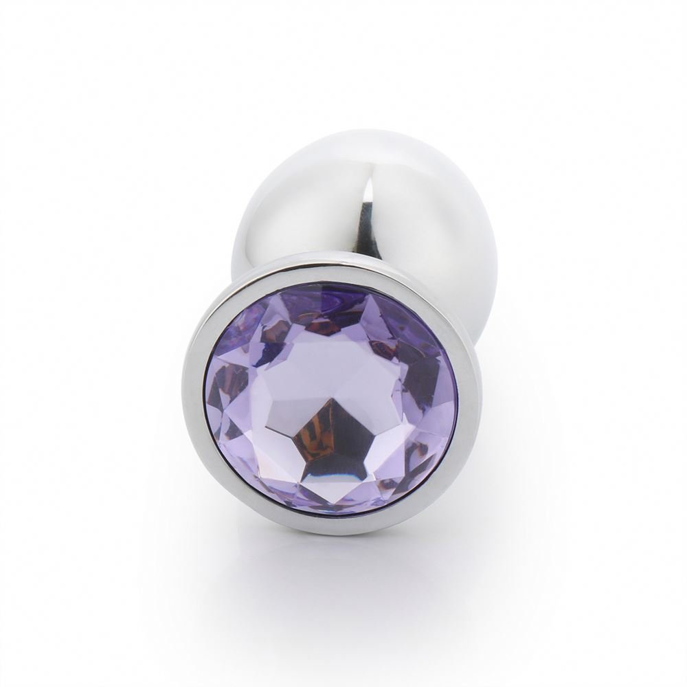 Unisex Cheap Price Anal Plug Metal With Jewel Anal Dilator Small Crystal Butt Plug For Sex Game Toys