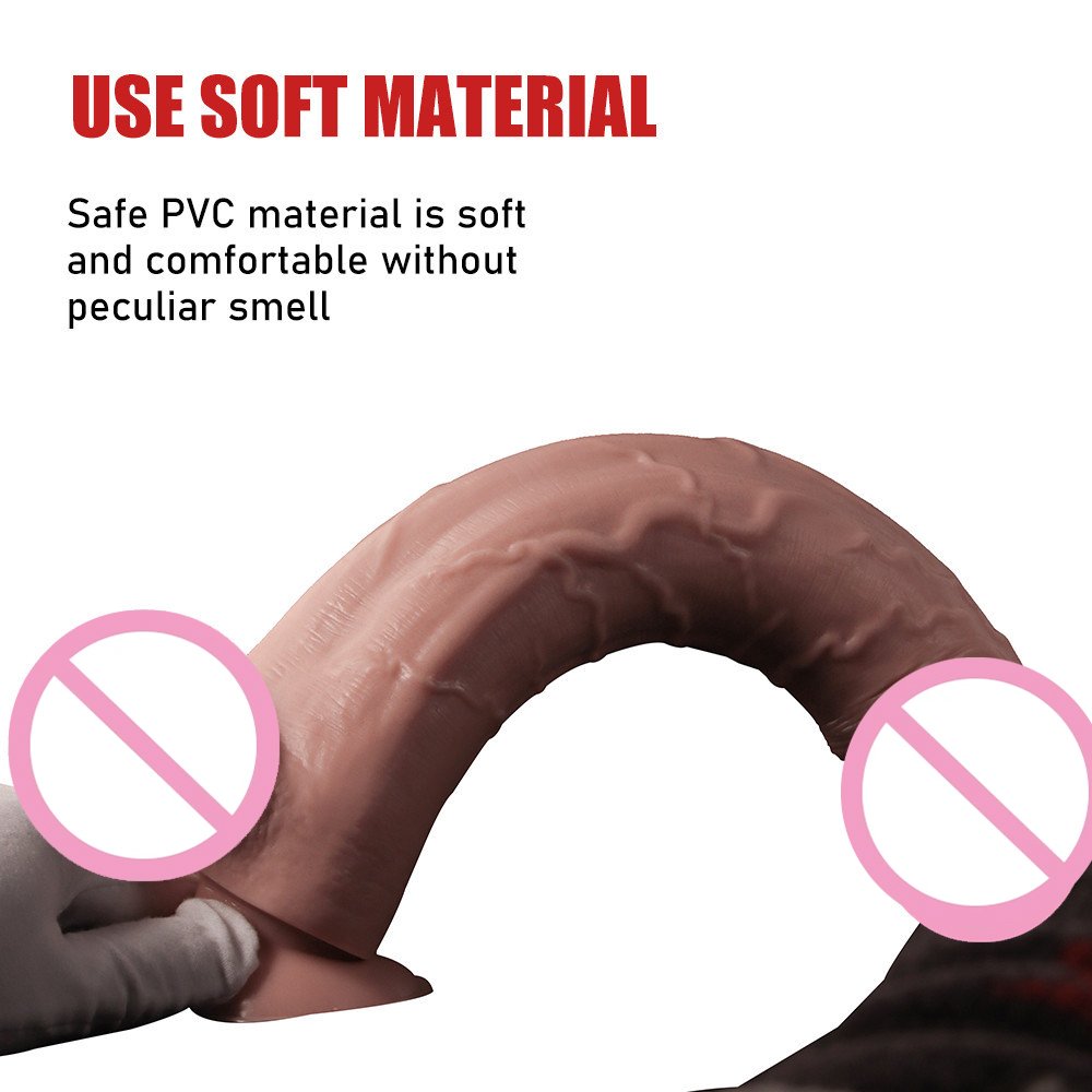 Thick and soft TPE dildos for women, masturbating dildo sex toys for women, masturbating anal plug sex toys for men