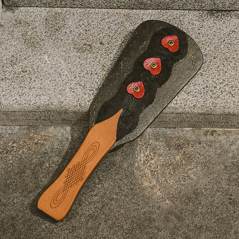 Genuine leather Paddle BDSM Gear Bondage Restraints whip sex toys paddle