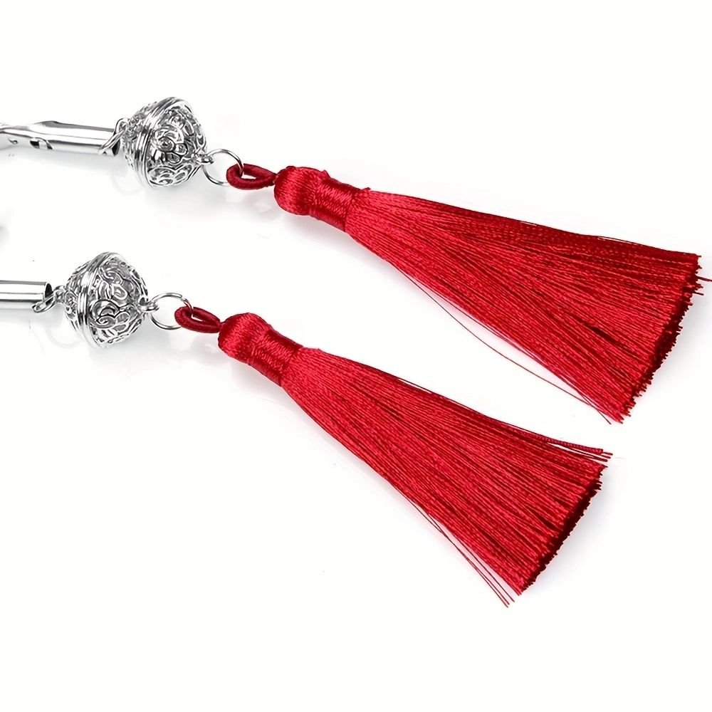 High Quality BDSM Flirting Tassels Nipple Clamp with Bells for Sex Pleasure Bondage Gear Breasts Clip for Women Sex Play