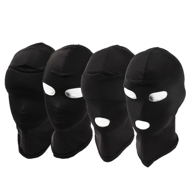 Elasticity Balaclava Cap Unisex Standard Seamless Fetish Hoods for Halloween Cosplay Party Hat Tactical Face Mask Games