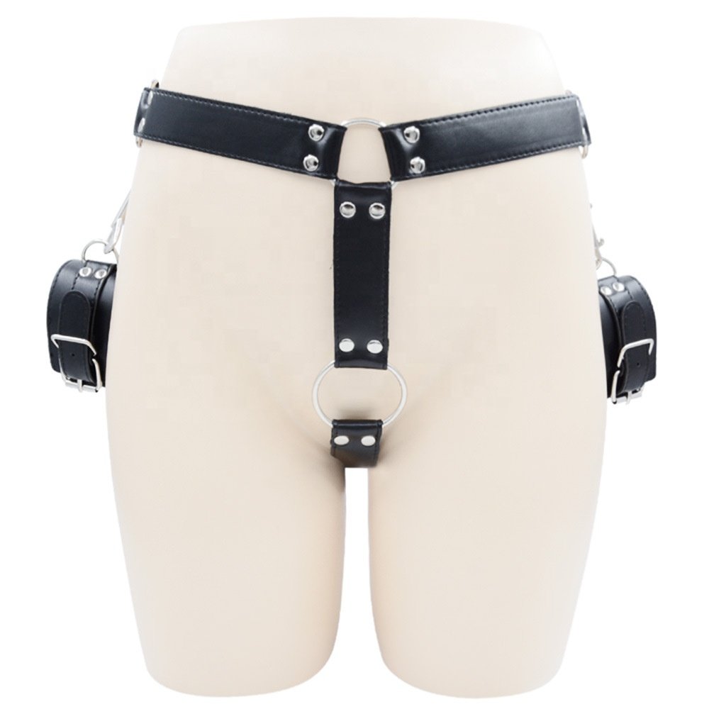 Sexy Punk Leather Garter Adjustable Waist Belt Sex Body Legs Harness Female Waist Adjustable sexy t-back panties