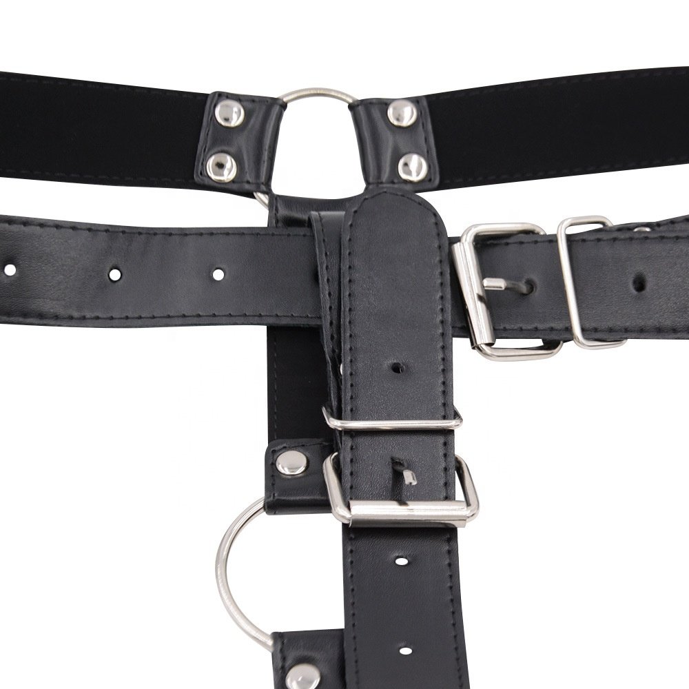 Sexy Punk Leather Garter Adjustable Waist Belt Sex Body Legs Harness Female Waist Adjustable sexy t-back panties