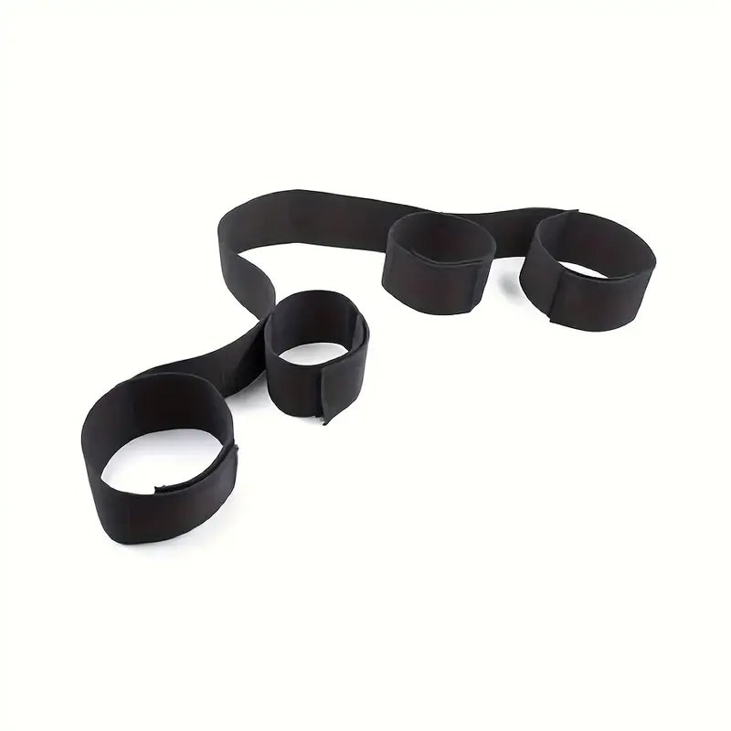 Sex Bondage Wrist & Thigh Cuffs BDSM Restraints Set Adjustable Leg Straps Handcuffs for Couple Beginner SM Game Play