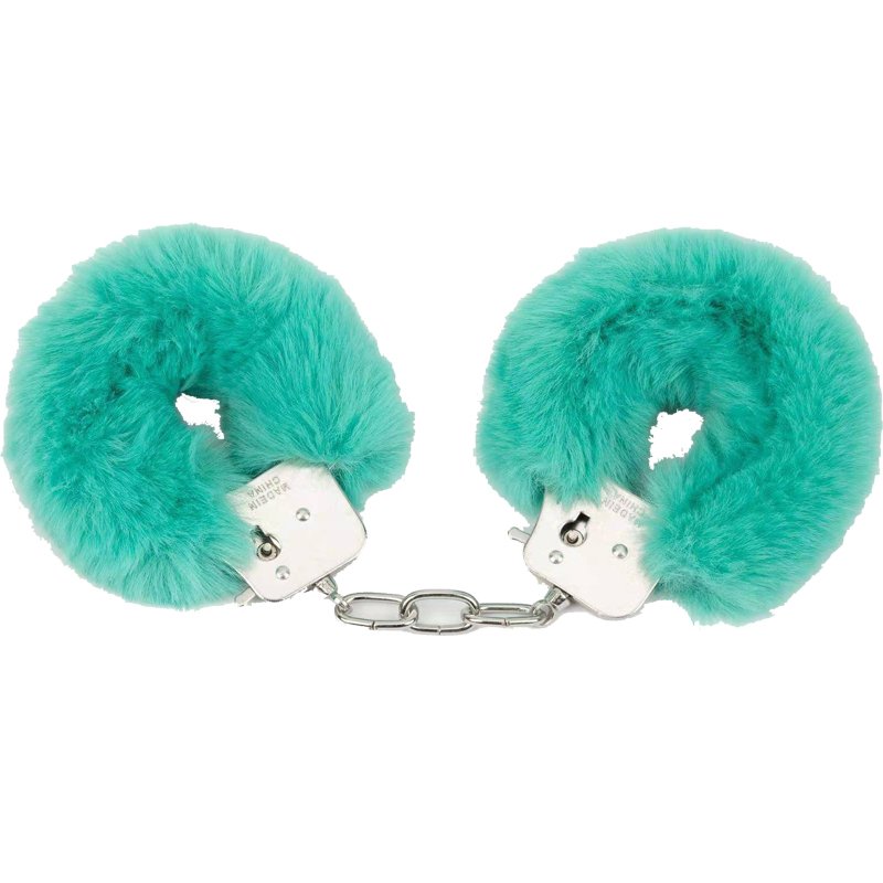 metal Stainless steel Bracelet Bdsm Hand cuffs bed Bondage Slave Wholesale fluffy fur handcuffs with keys sex toys for couples